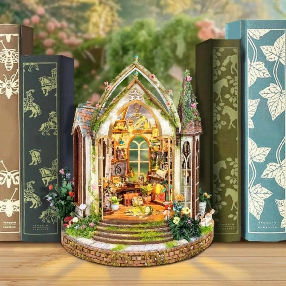 Figured'Art Dreamland Bloemenstudio miniatuurhuisje 14,5cm met led