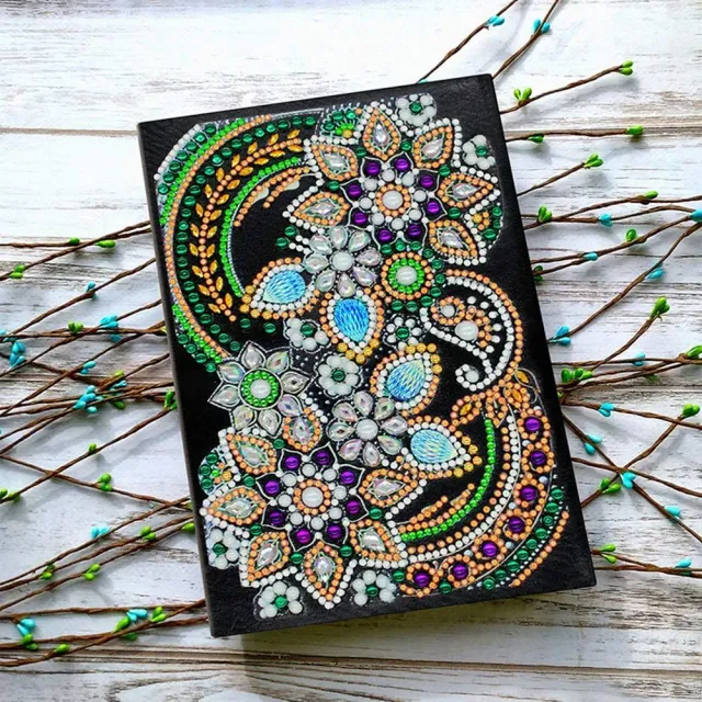 Figured'Art Boek met Bloemen diamond painting boek A5 50