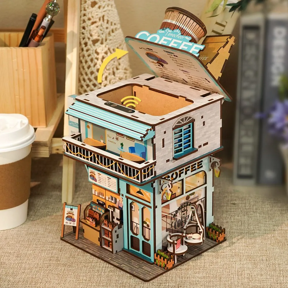 Figured'Art Cape Koffiewinkel miniatuurhuisje 24x15x14cm 159 delen
