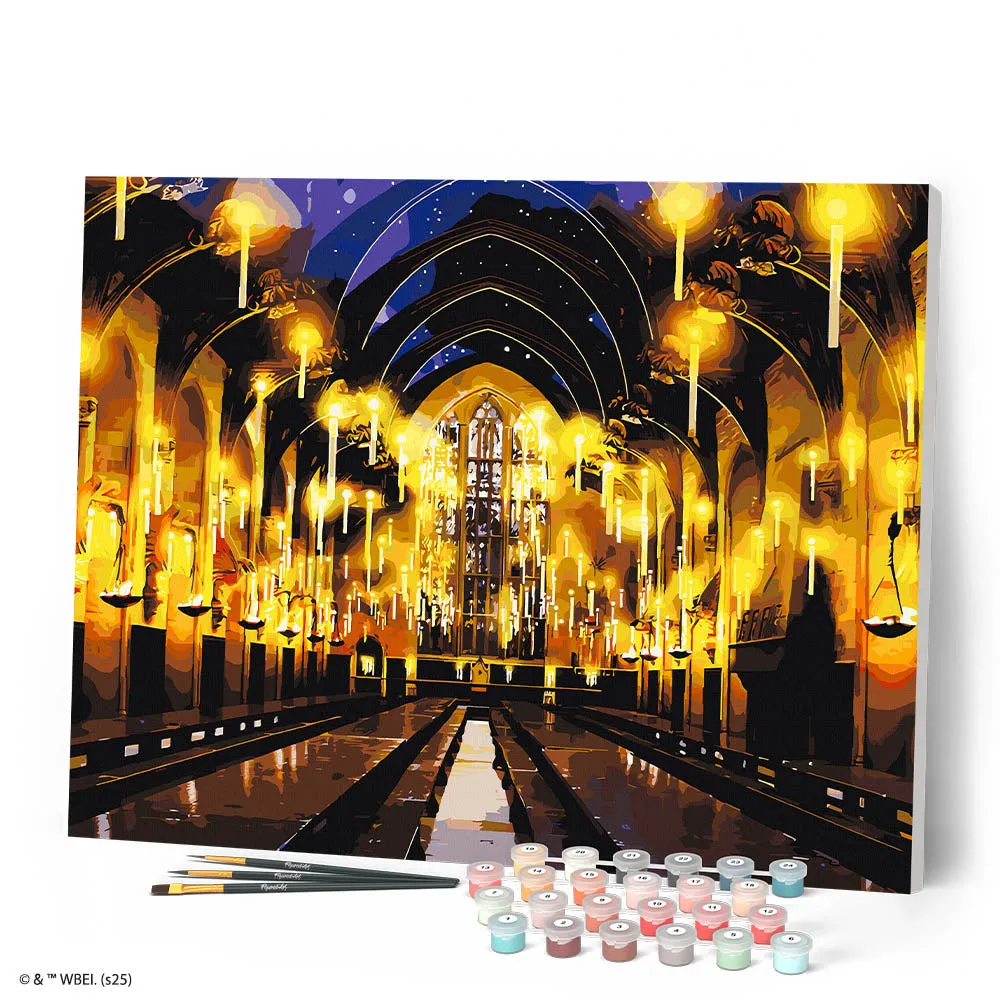 Figured'Art Harry Potter Grote Zaal schilderen op nummer 40x50cm