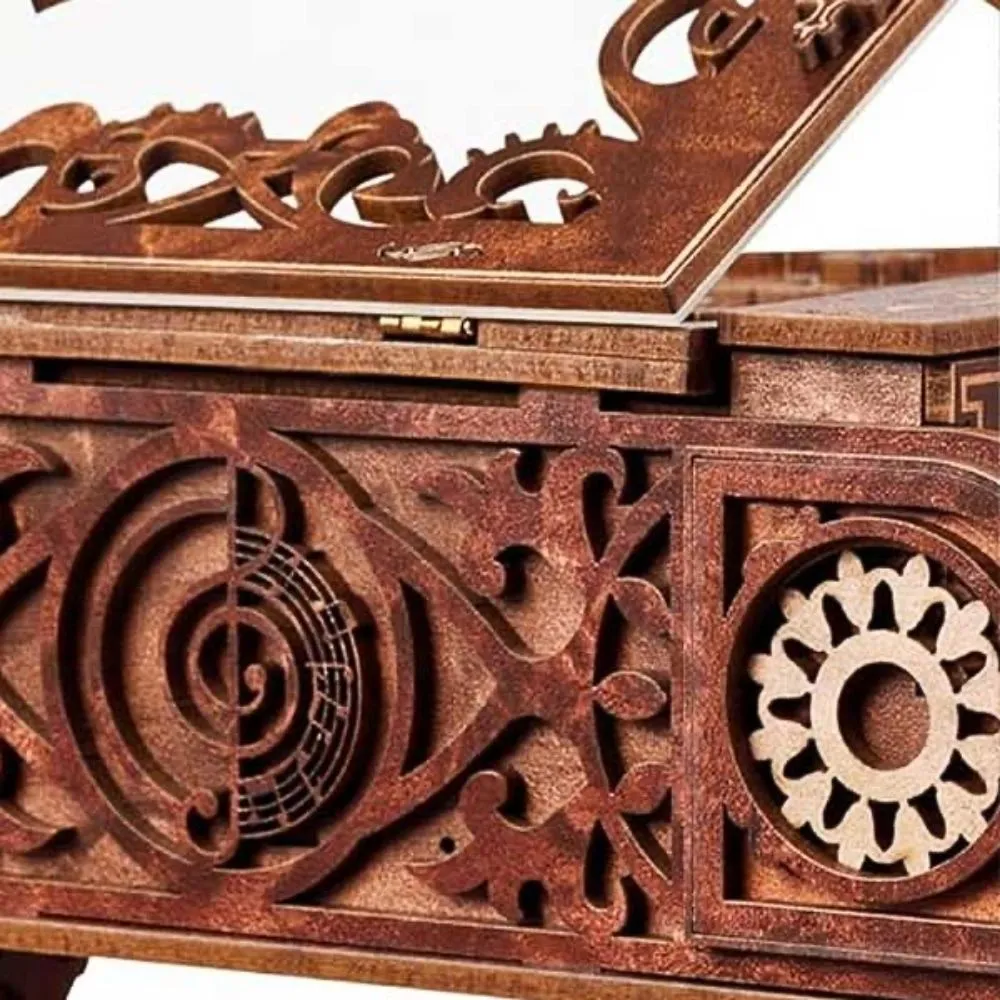 Figured'Art Akkoord Beweging 3D puzzel hout 236 stukjes met LED