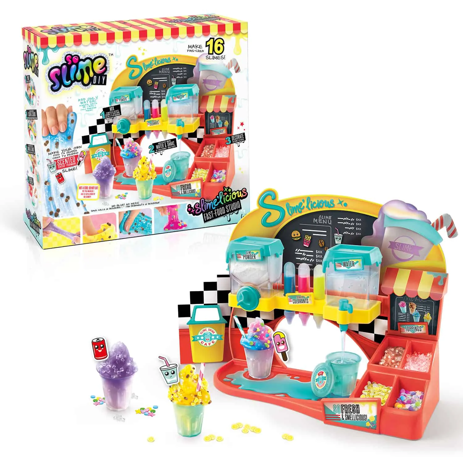 Canal Toys So Slime Slimelicious Fast Food Factory slijmset geur