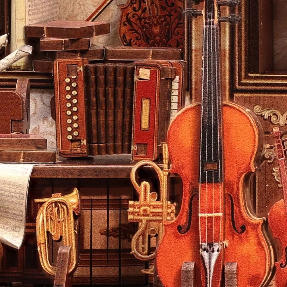Figured'Art Bach Snaren Miniatuurhuisje 285 Delig met LED