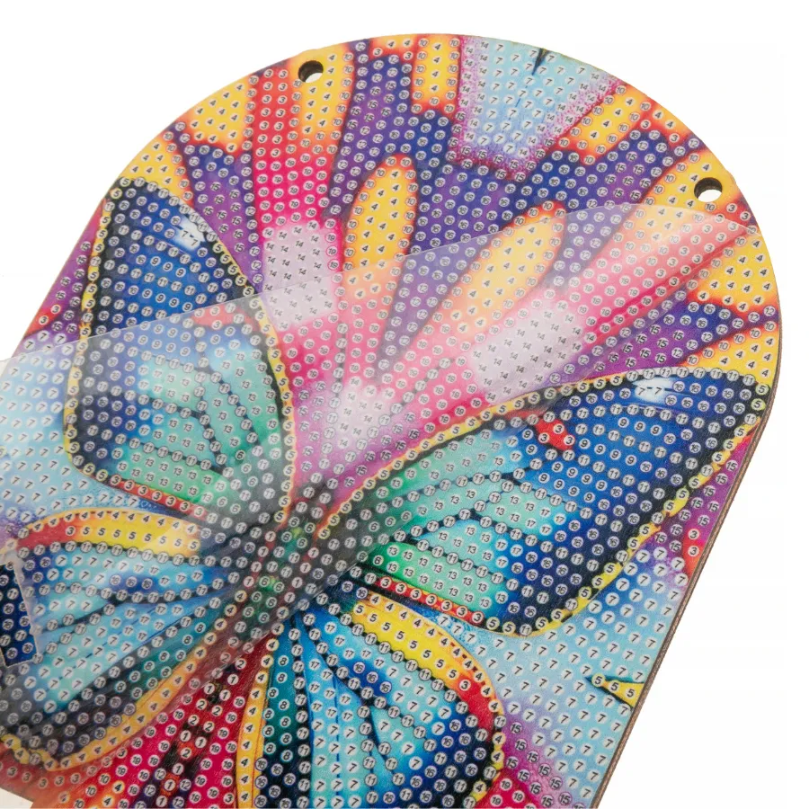 Craft Buddy Butterfly Bloom Crystal Art hangplankje vlinder 14,5 cm