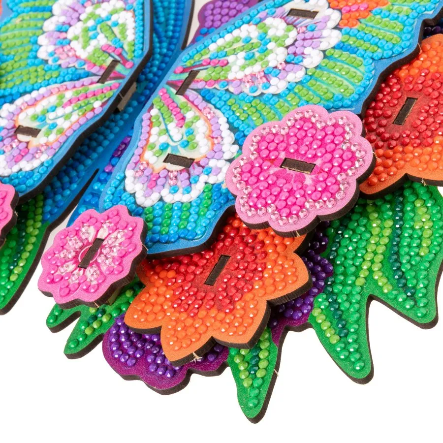 Craft Buddy Crystal Art Vlinder 3D hanger knutselset 25x32cm