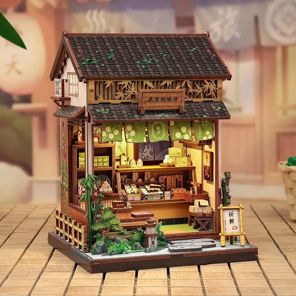 Figured'Art Kurihara Snoepgoed miniatuurhuisje met led 19 cm