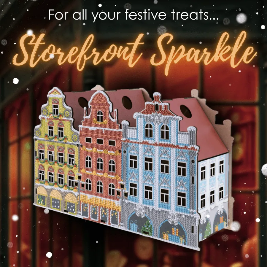 Craft Buddy Crystal Art Festive snoephouder knutselset 23x35cm