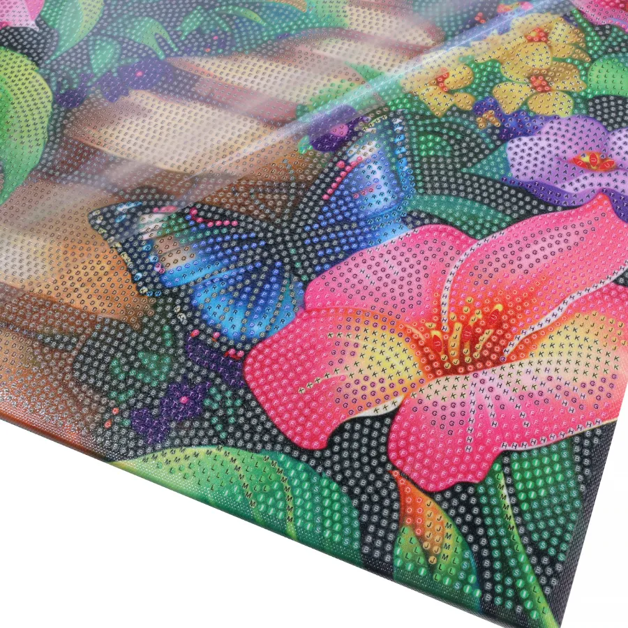 Craft Buddy Crystal Art Butterfly Lane diamond painting canvas 40x50cm