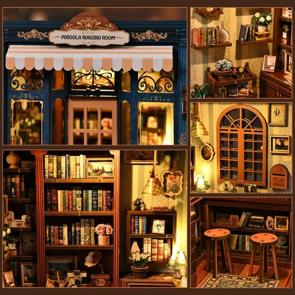 Figured'Art De Pergola-Leeszaal book nook 255-delig met LED