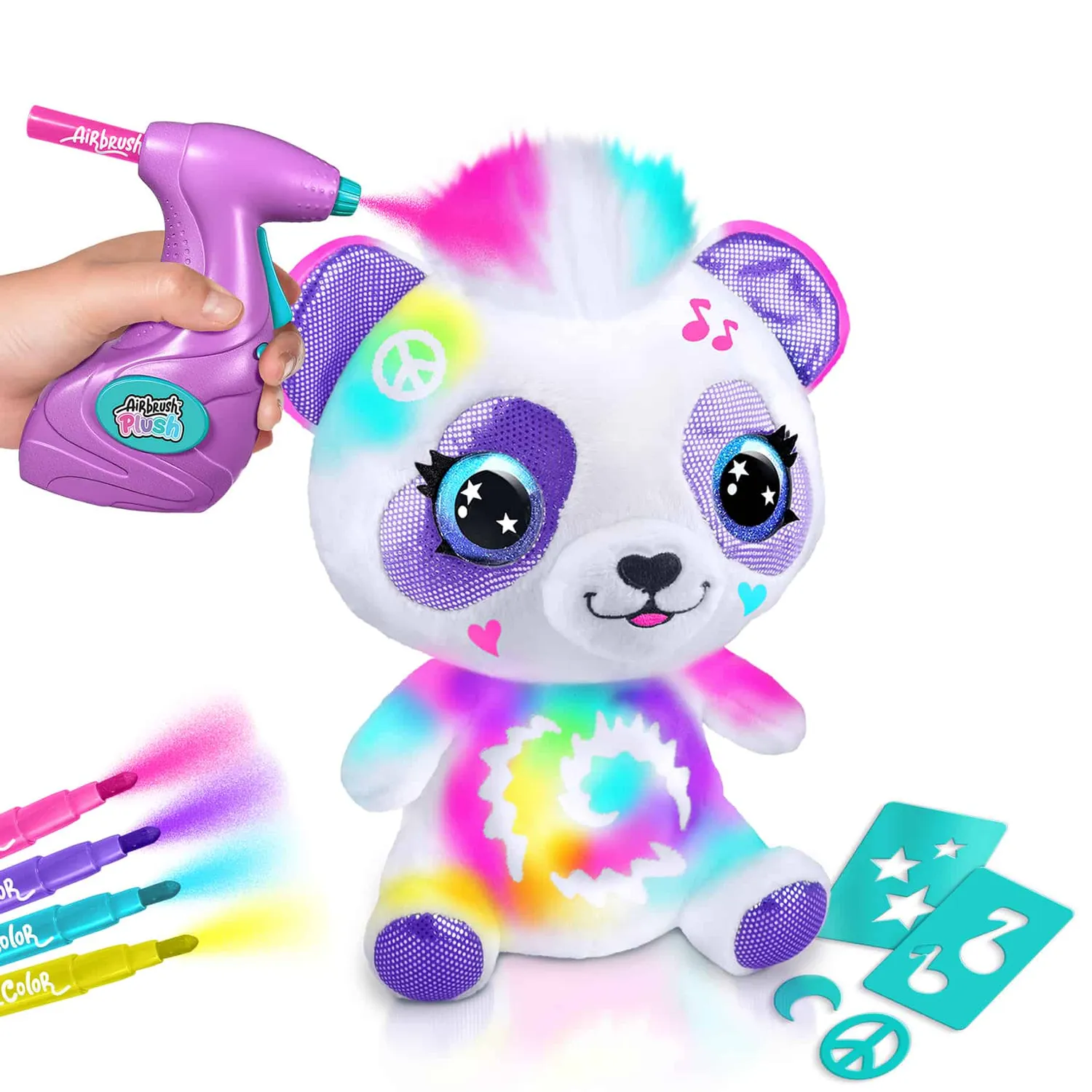 Canal Toys Airbrush Plush Panda knuffel washbaar