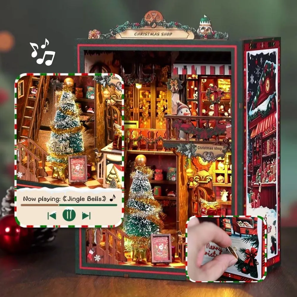 Figured'Art De Kerstwinkel book nook 264 stuks met led