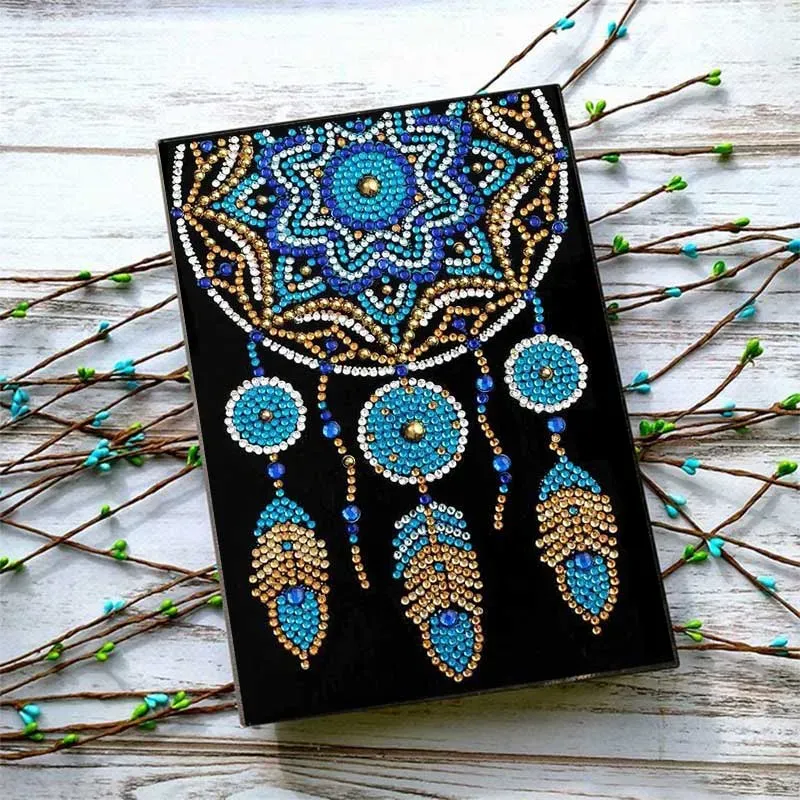 Figured'Art Dromenvanger diamond painting boek A5 50 pagina's rond