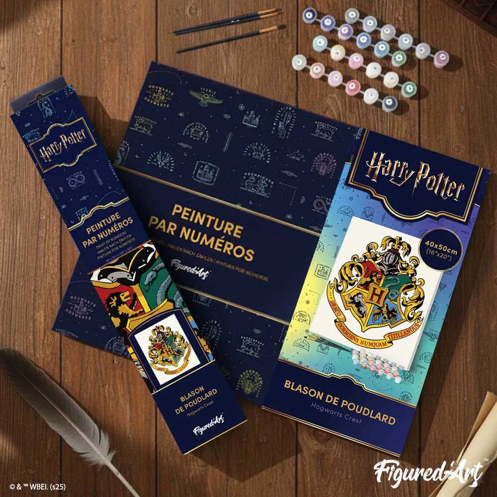 Figured'Art Harry Potter Hogwarts-wapenschilden schilderen op nummer