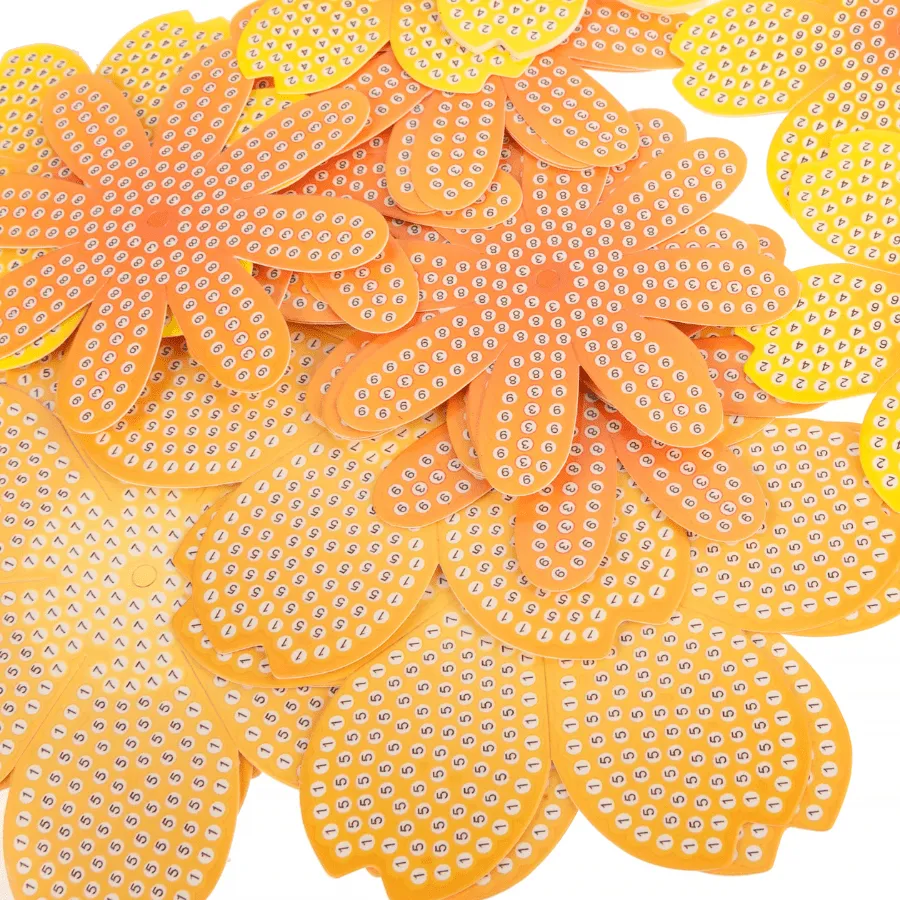 Craft Buddy Crystal Art 3D Flower knutselset geel oranje bloemen