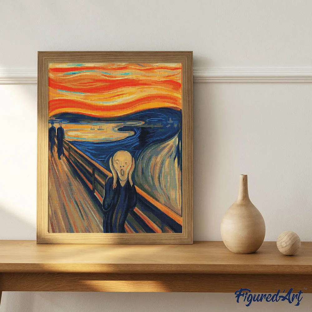 Figured'Art De Schreeuw Munch diamond painting 40x50 cm