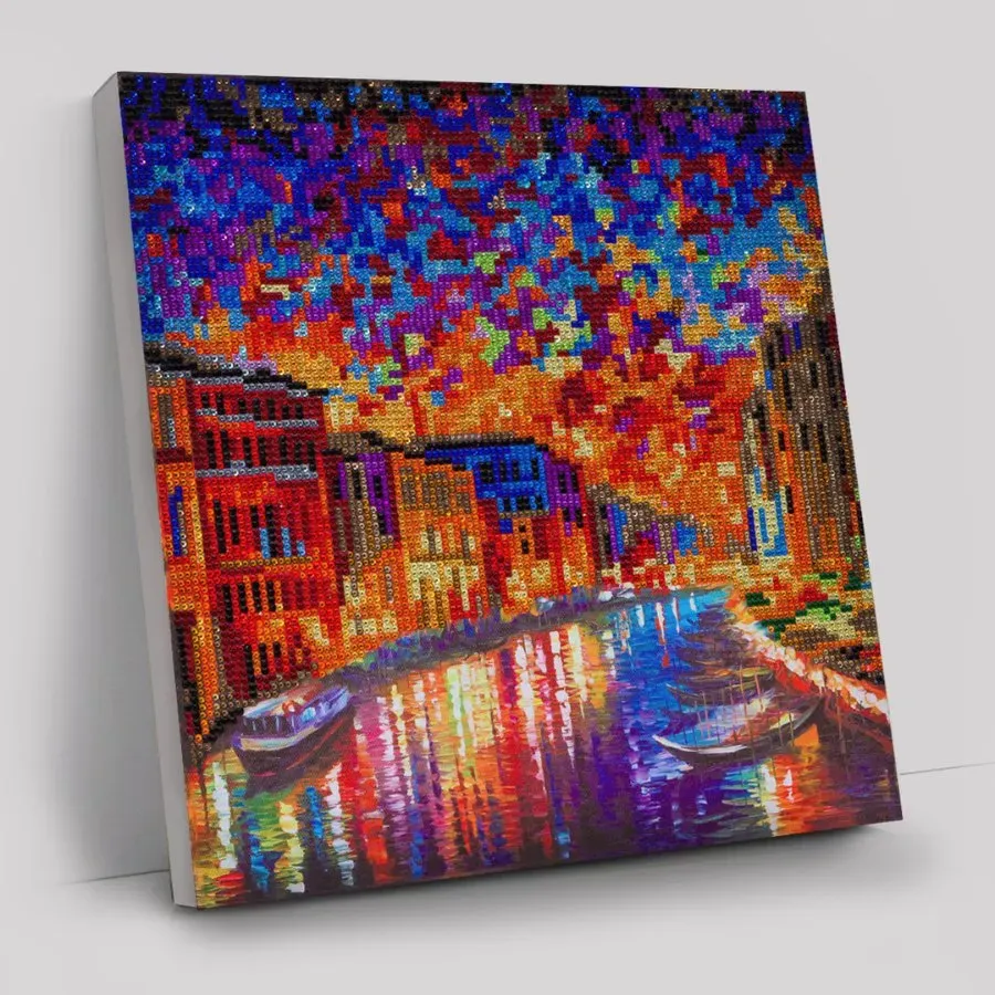 Craft Buddy Crystal Art Grand Canal Venice diamond painting 30x30cm