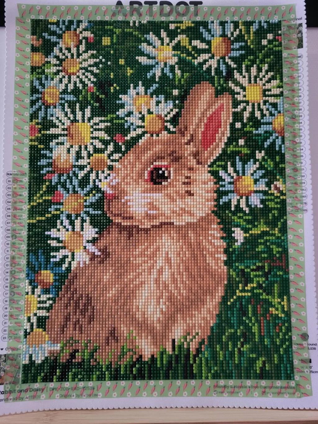 ARTDOT Natuur Edelstenen diamond painting kit 12 doeken rond