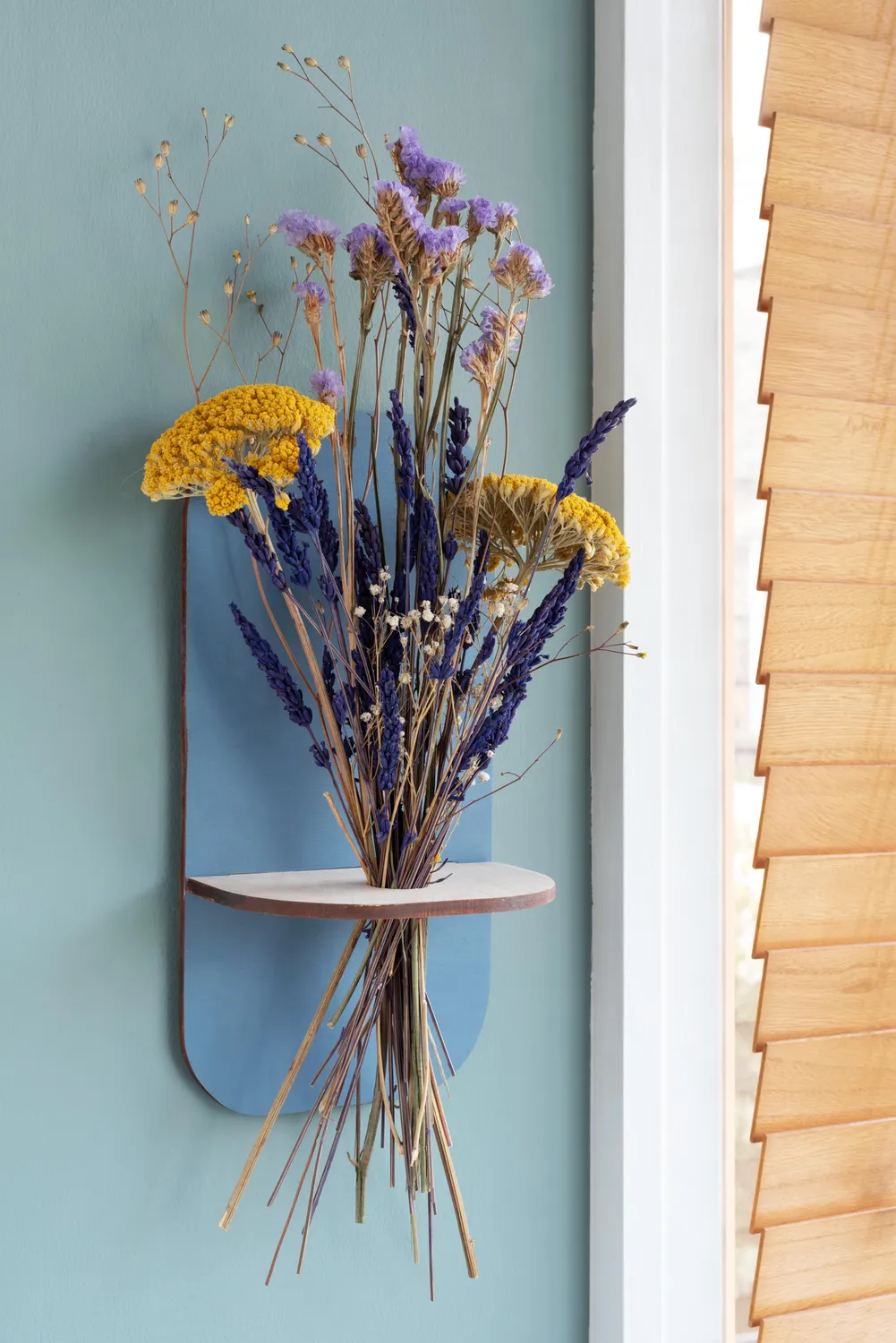 Studio Wald Dried Flower Shelf droogbloemenplank blue wash
