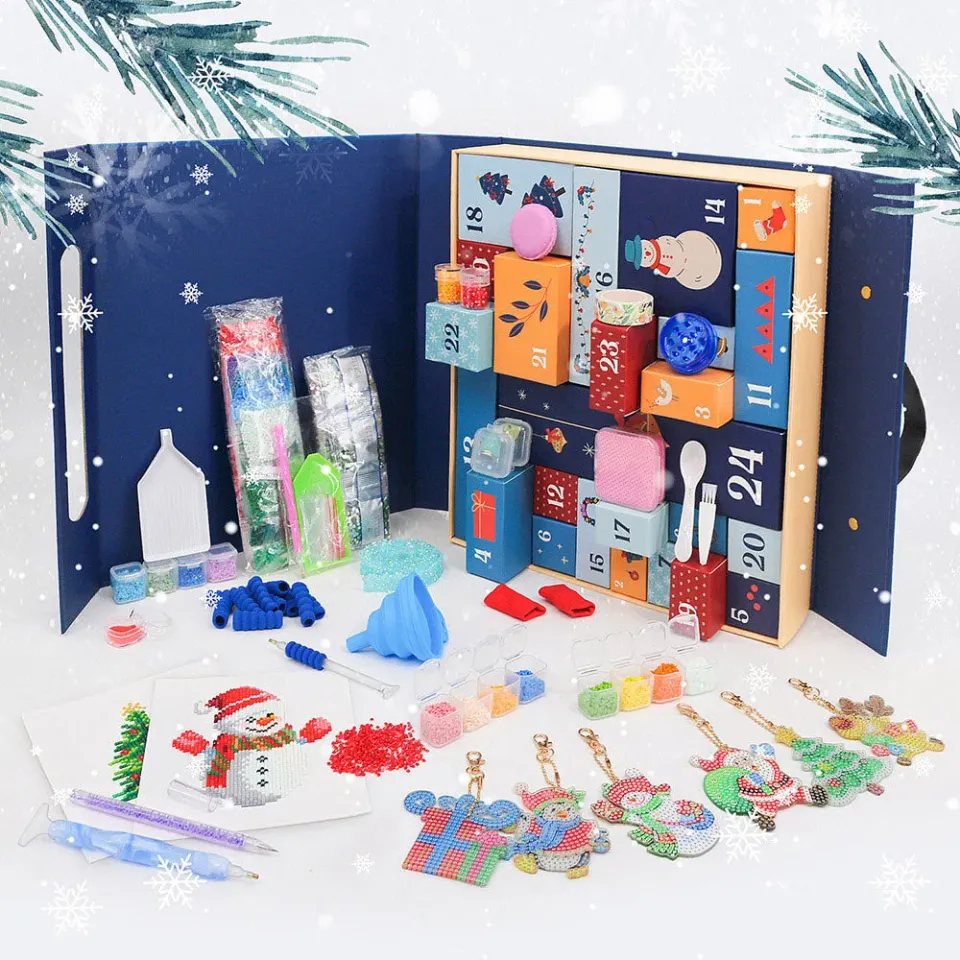 Figured'Art Adventskalender 2024 diamond painting Doos 001 kerst