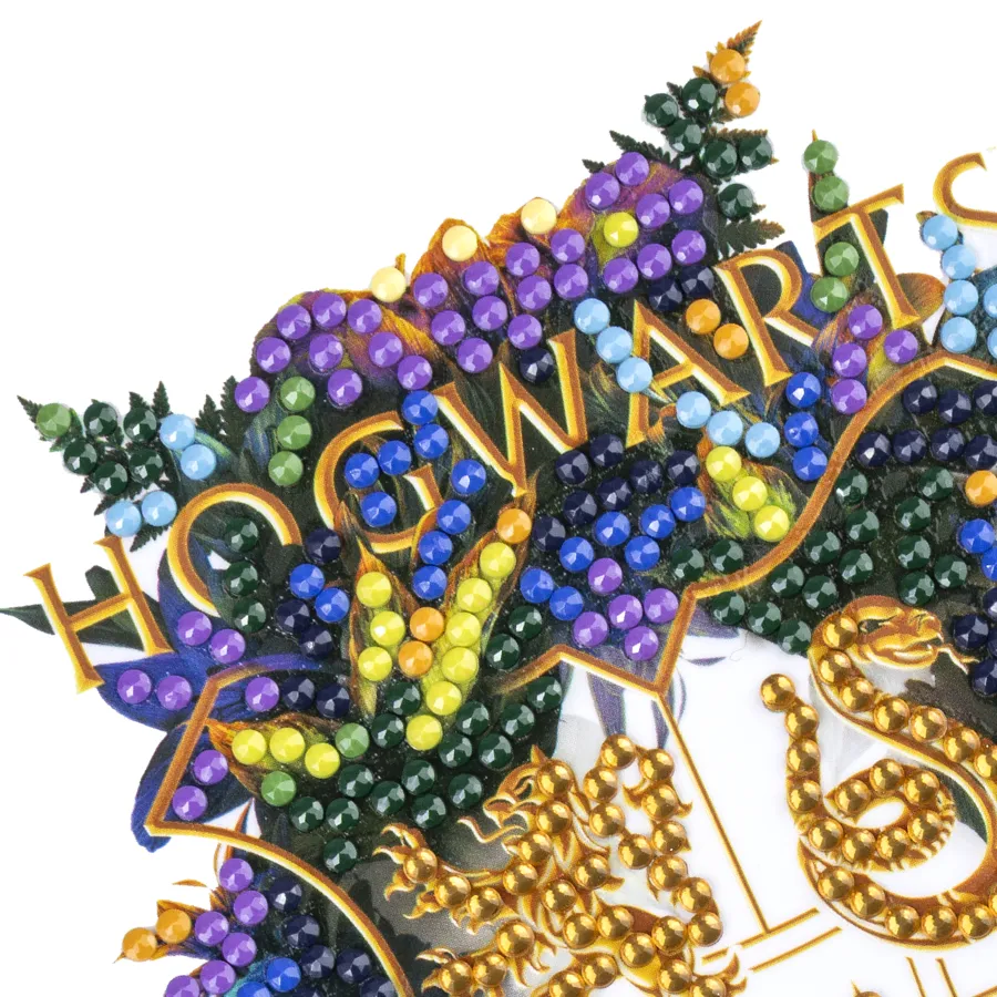 Craft Buddy Crystal Art Hogwarts Crest diamond painting sticker 14,8x21cm