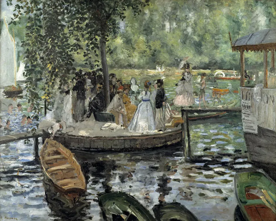 Figured'Art La Grenouillère Renoir diamond painting 40x50 cm