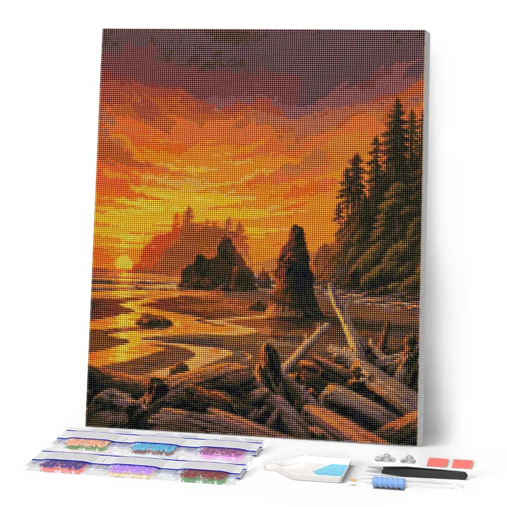 Figured'Art Olympic National Park diamond painting Washington