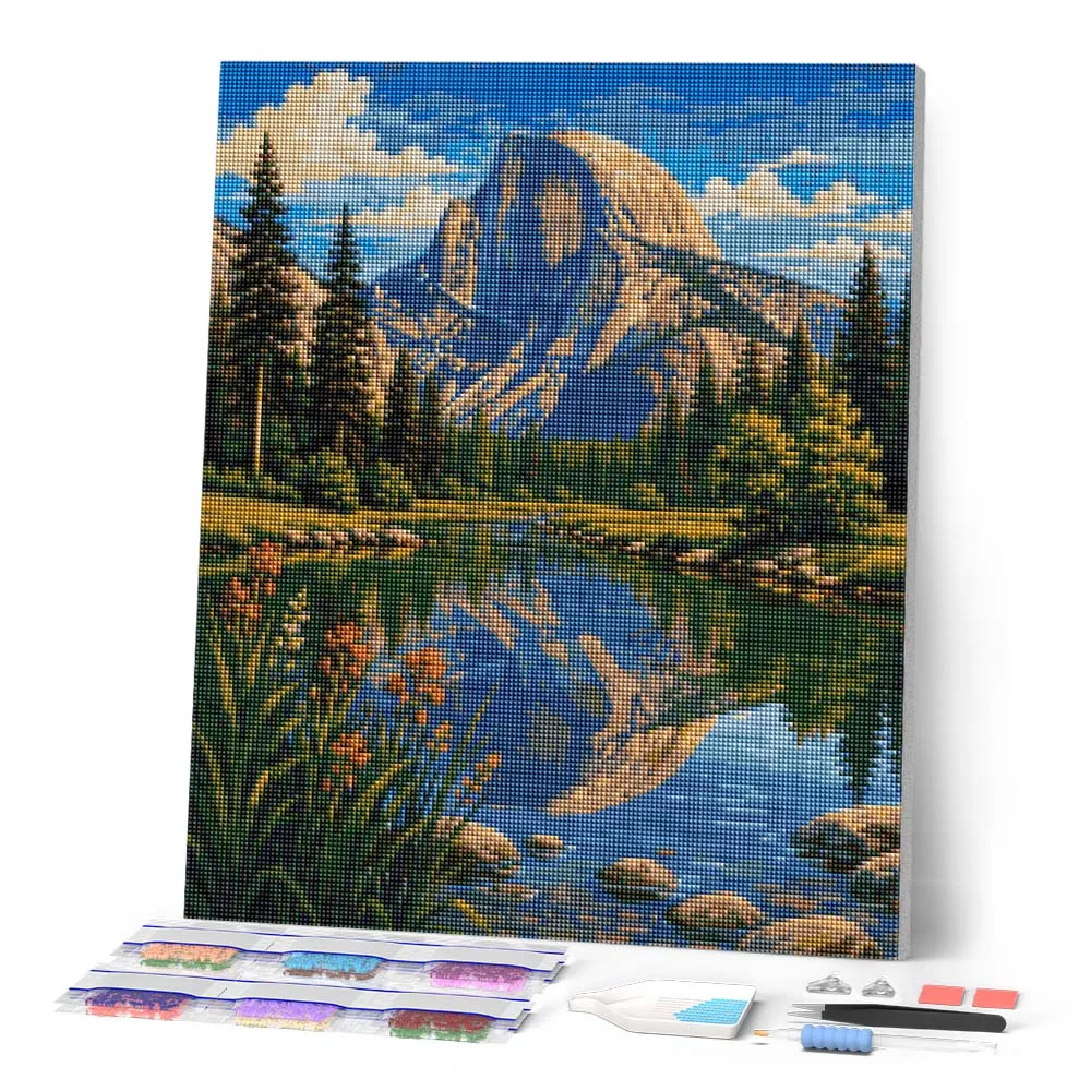 Figured'Art Diamond Painting Yosemite Half Dome 40x50 cm