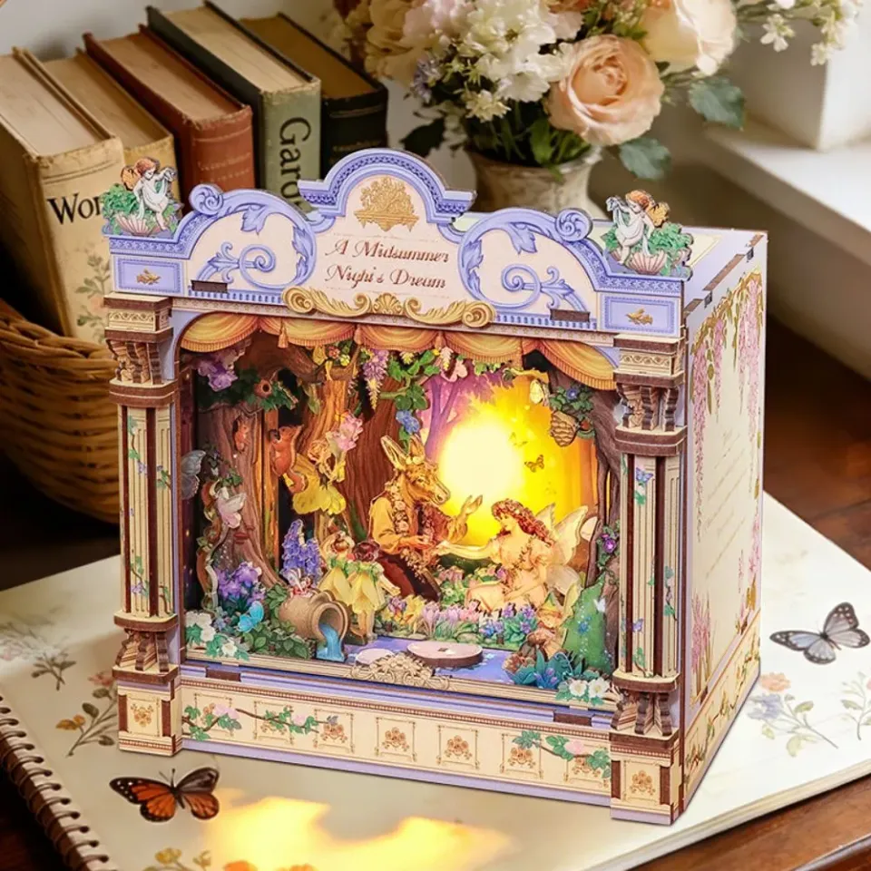 Figured'Art Midzomernachtsdroom book nook kit 107 delen led