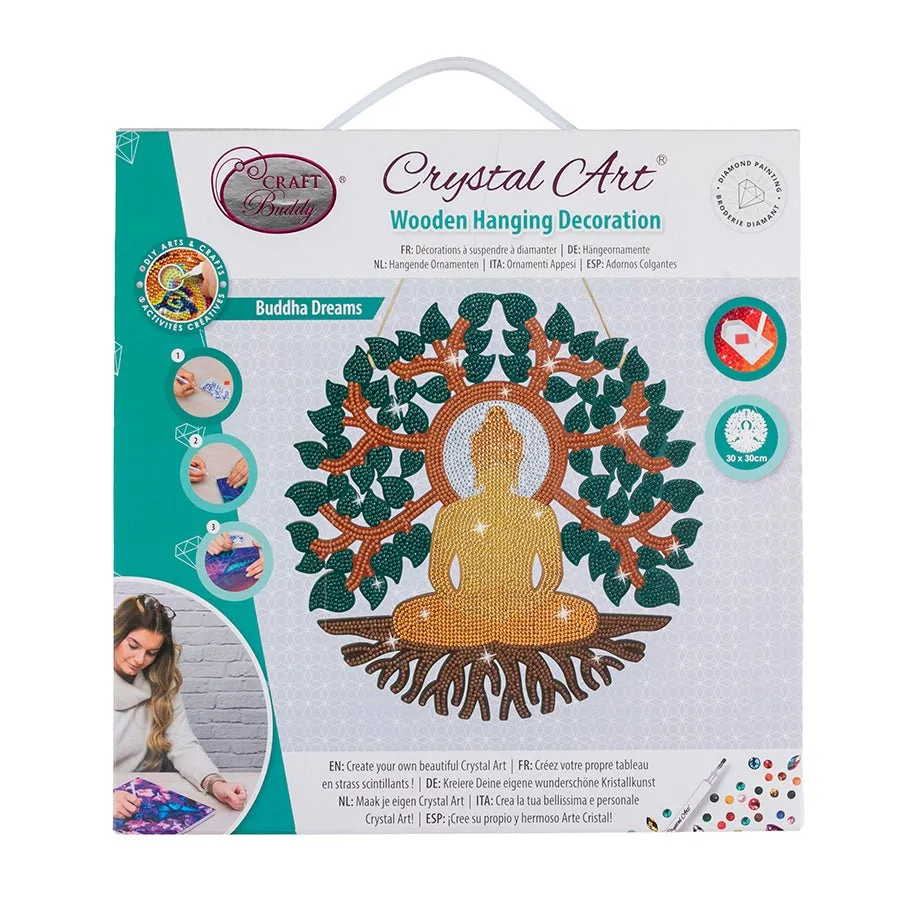 Craft Buddy Buddha Dreams Crystal Art hanger 30x30cm ontspanning