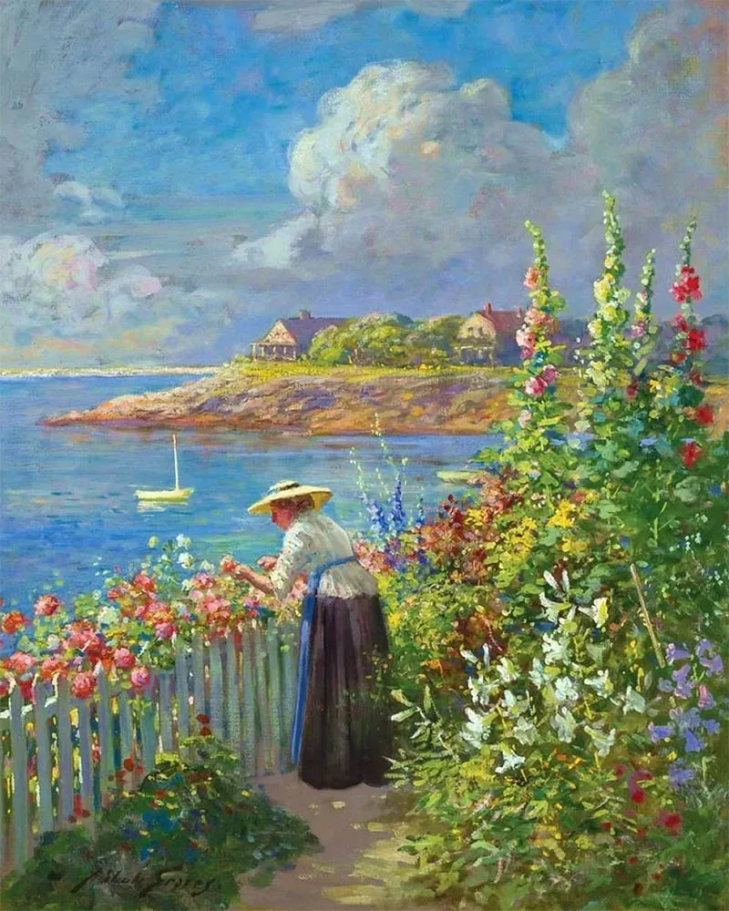 Figured'Art In the Garden Graves diamond painting 40x50 cm full drill