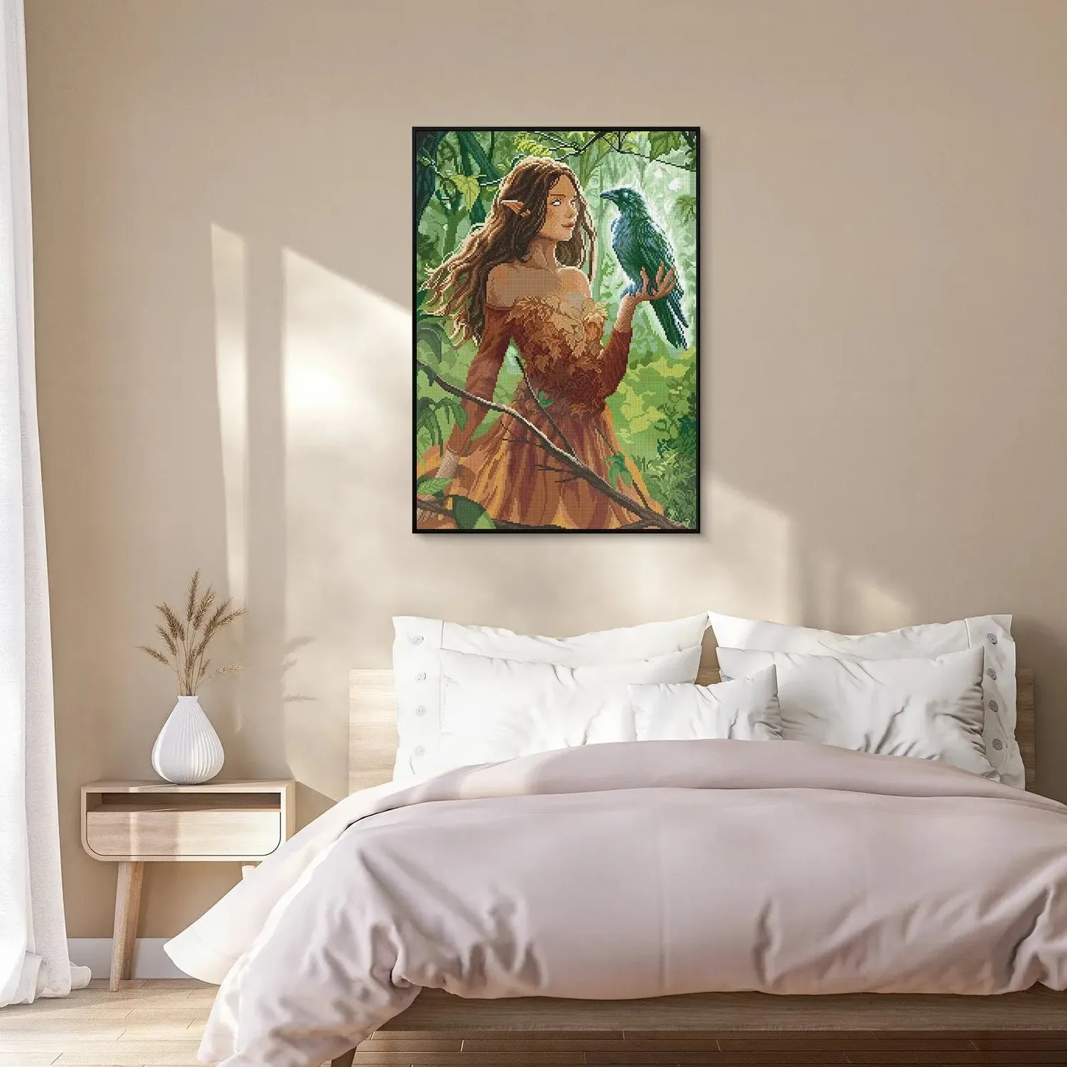 ARTDOT The Seer fantasy diamond painting vierkant 47x70cm