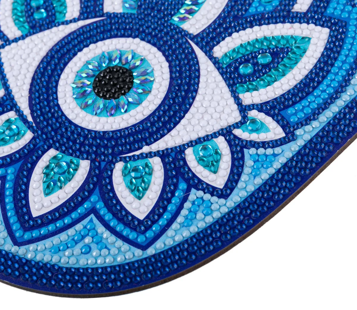Craft Buddy Hamsa Hand Crystal Art hanger 26x30cm blauw