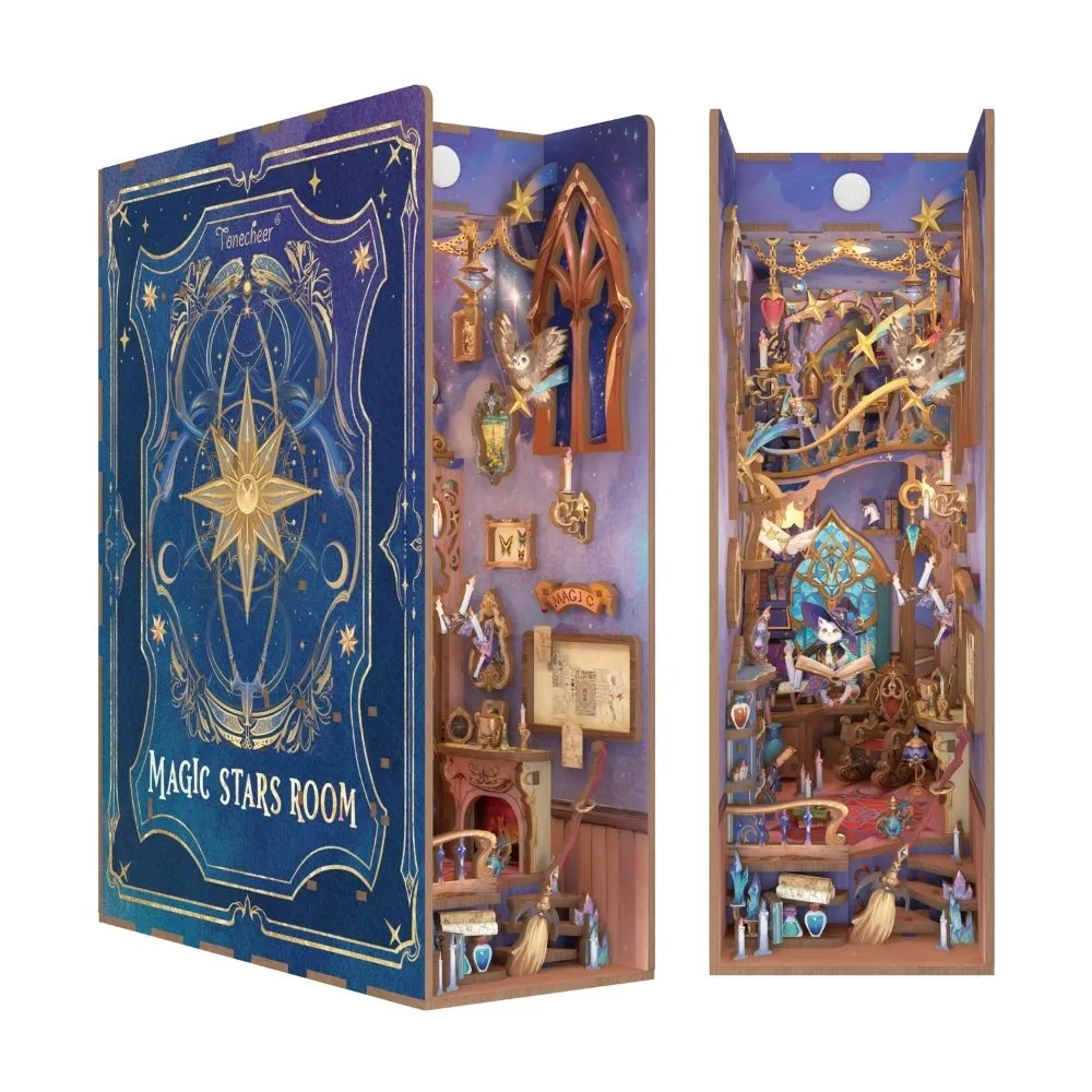 Figured'Art Kamer van Magische Sterren Book Nook Sterren