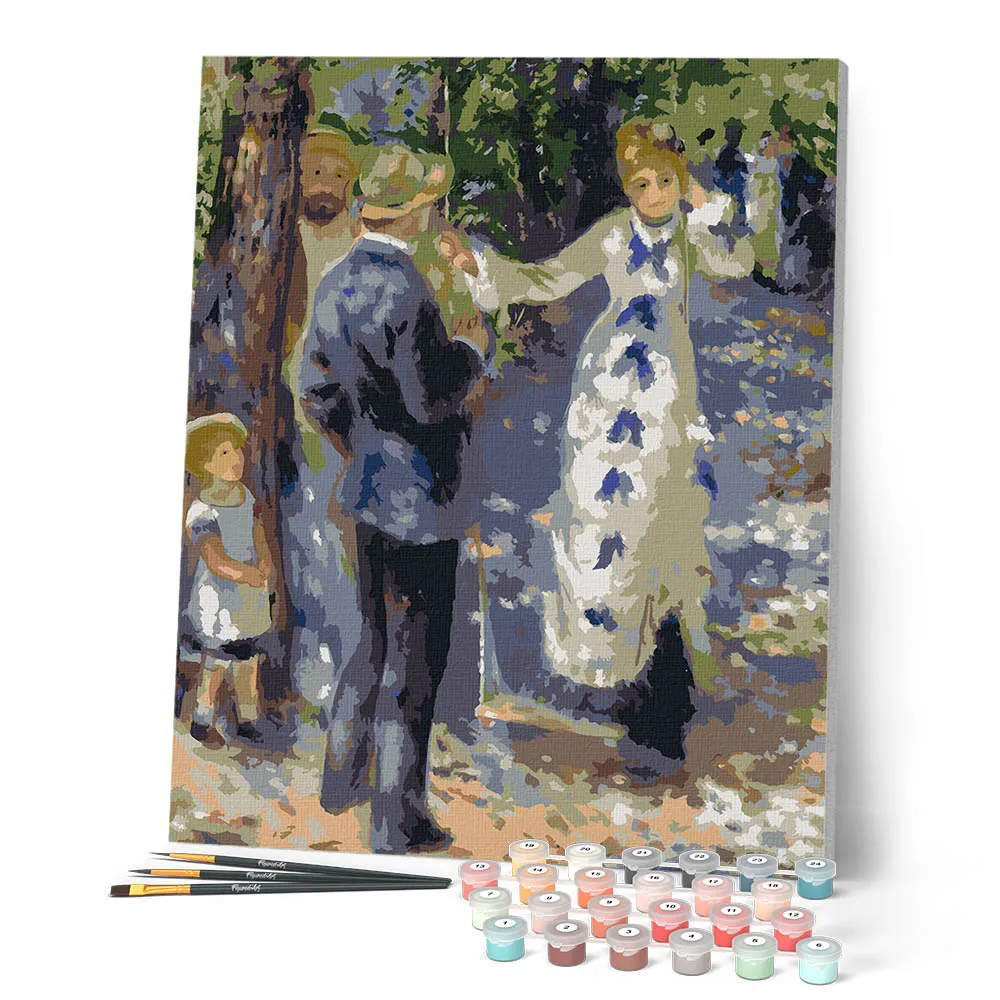 Figured'Art De schommel Renoir Schilderen op Nummer 40x50 cm