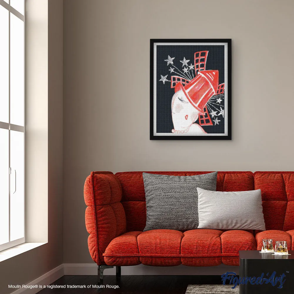 Figured'Art Moulin Rouge-affiche diamond painting 40x50 cm Parijs