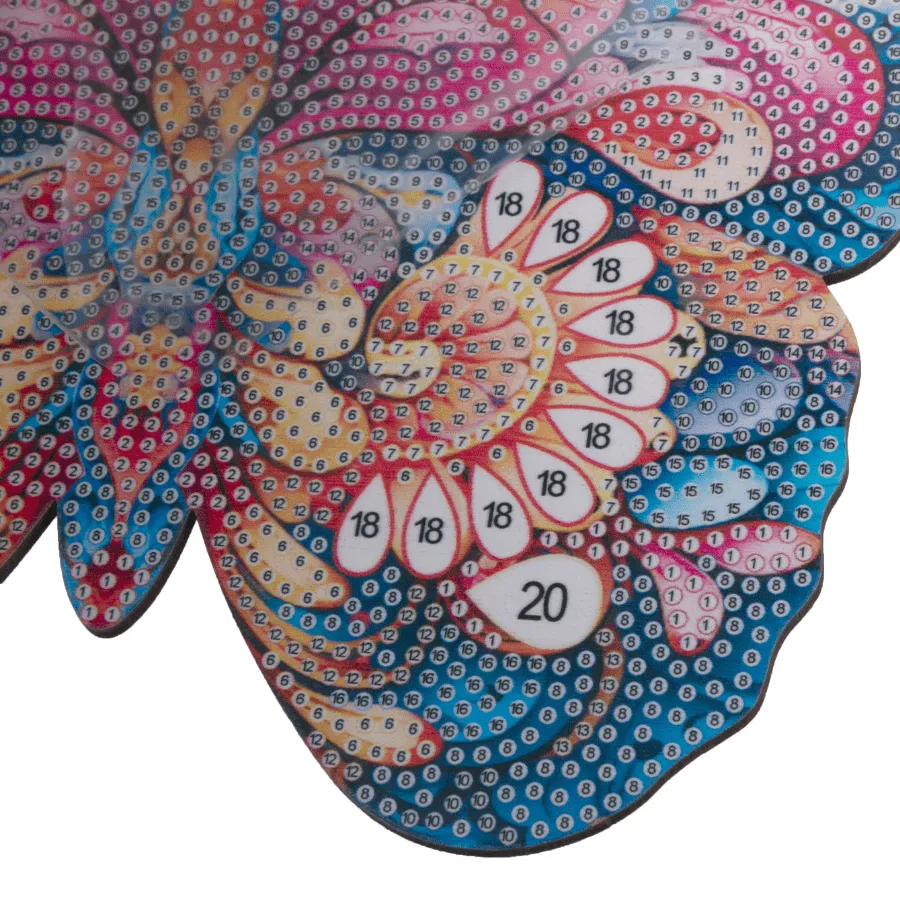 Craft Buddy Crystal Art Bright Butterfly sieradendoos kit MDF