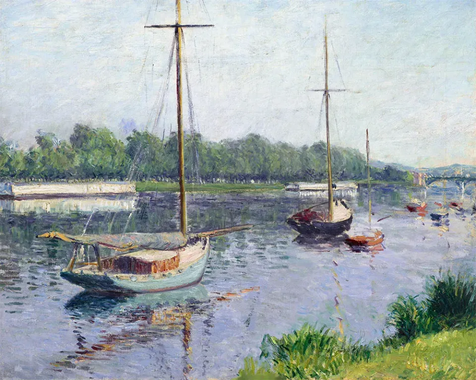 Figured'Art Het bassin van Argenteuil schilderen op nummer
