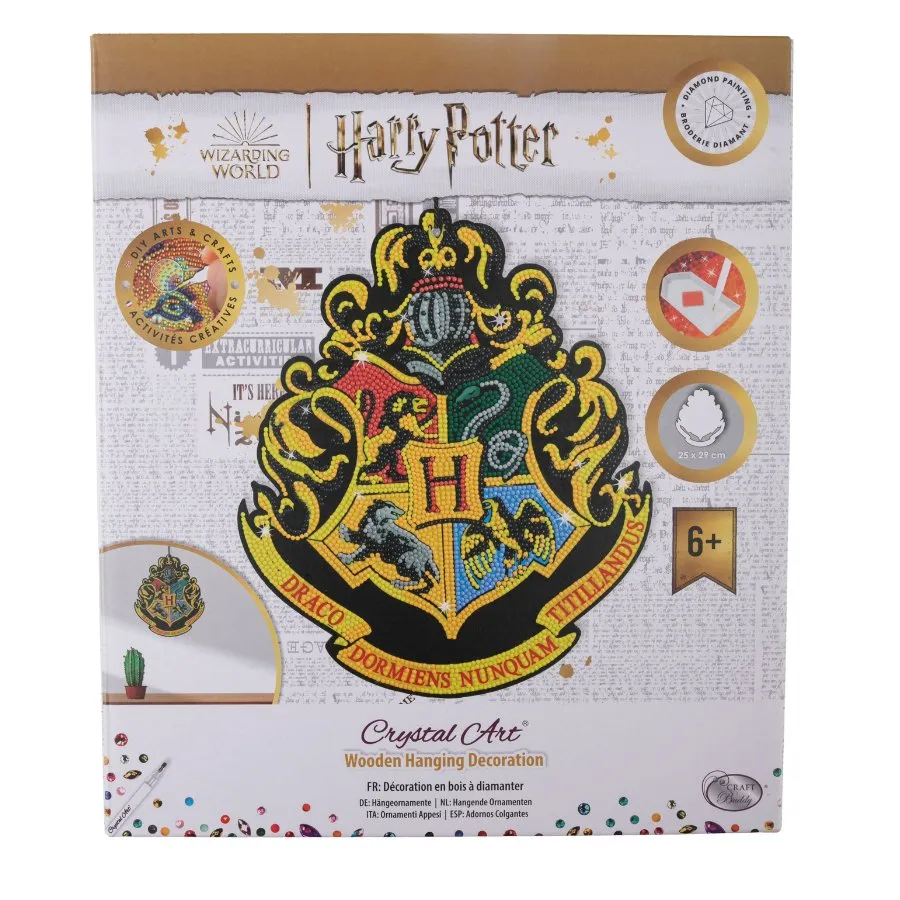 Craft Buddy Crystal Art Hogwarts Crest hanger Harry Potter