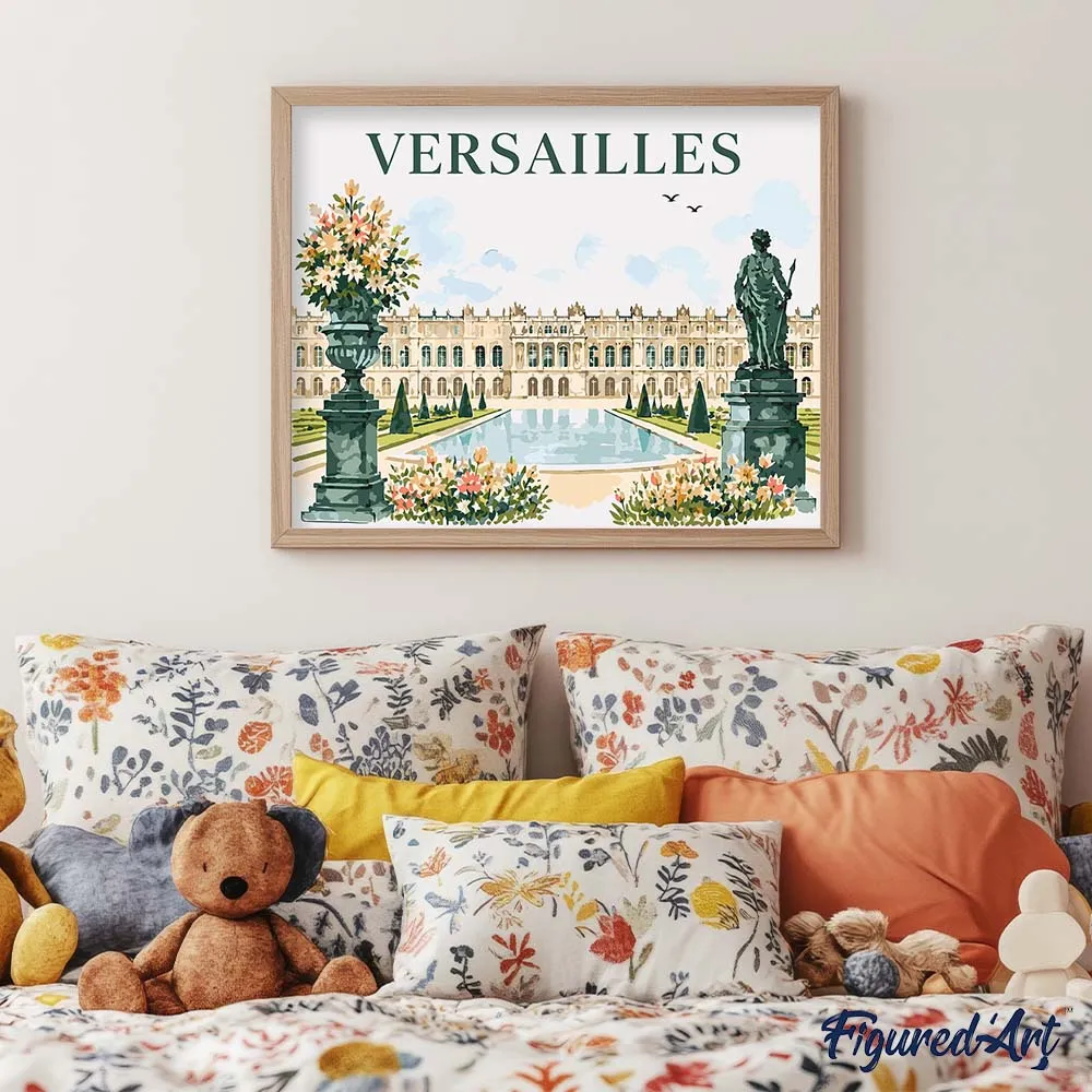 Figured'Art Paleis van Versailles schilderen op nummer 40x50cm
