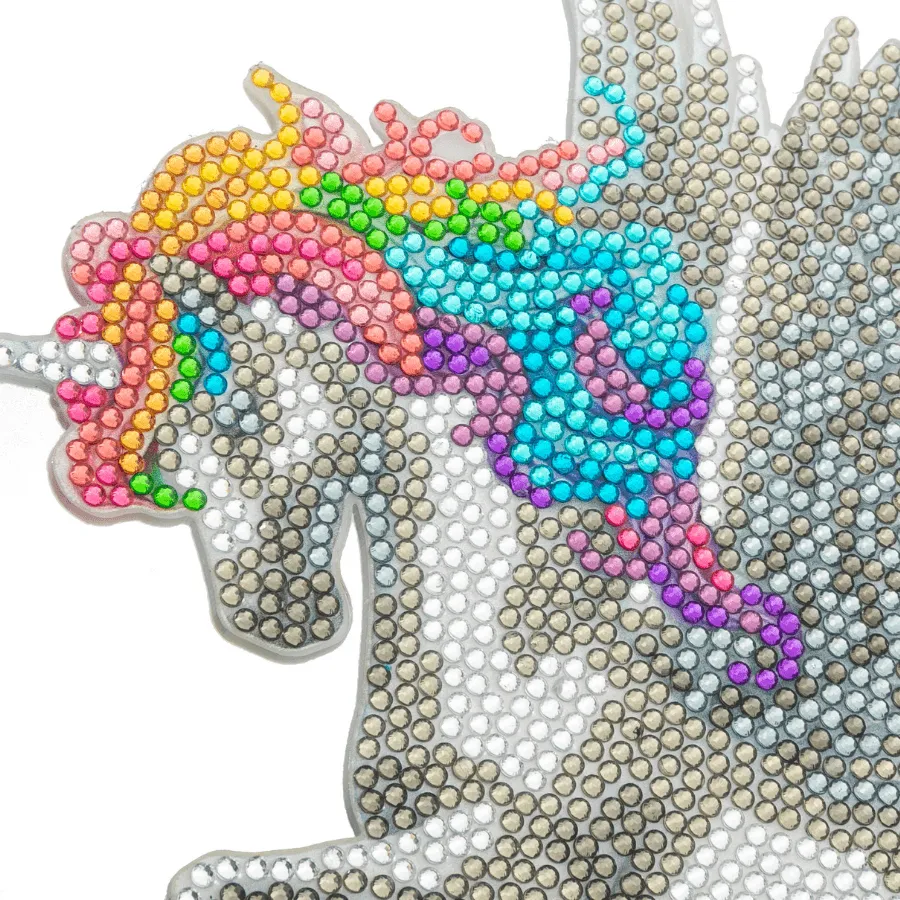 Craft Buddy Crystal Art Unicorn houten decoratie 20x25cm