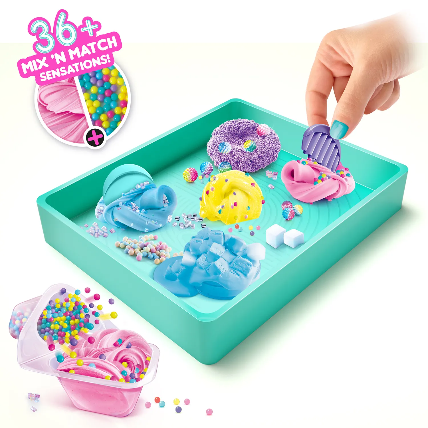 Canal Toys Crazy Sensation ASMR Mix’In slijmset met geluid