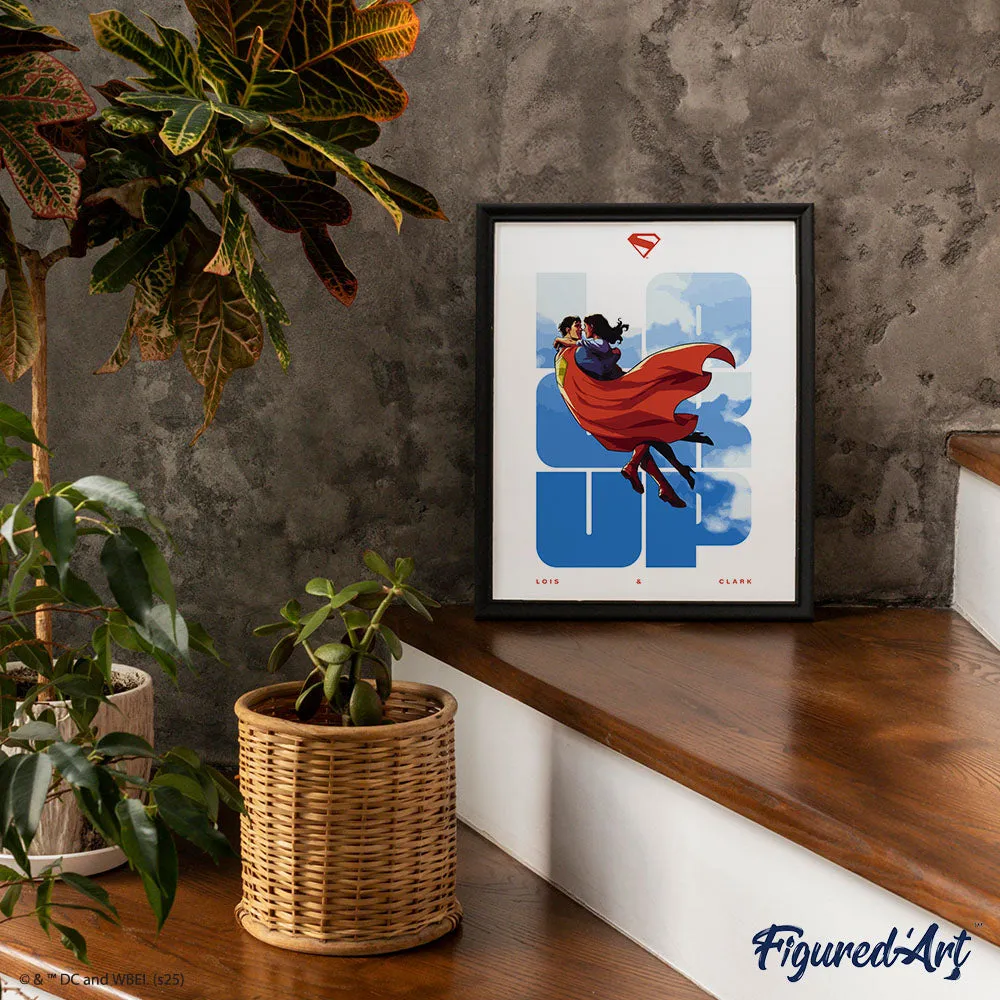Figured'Art Superman Lois en Clark schilderen op nummer 40x50 cm eenvoudig