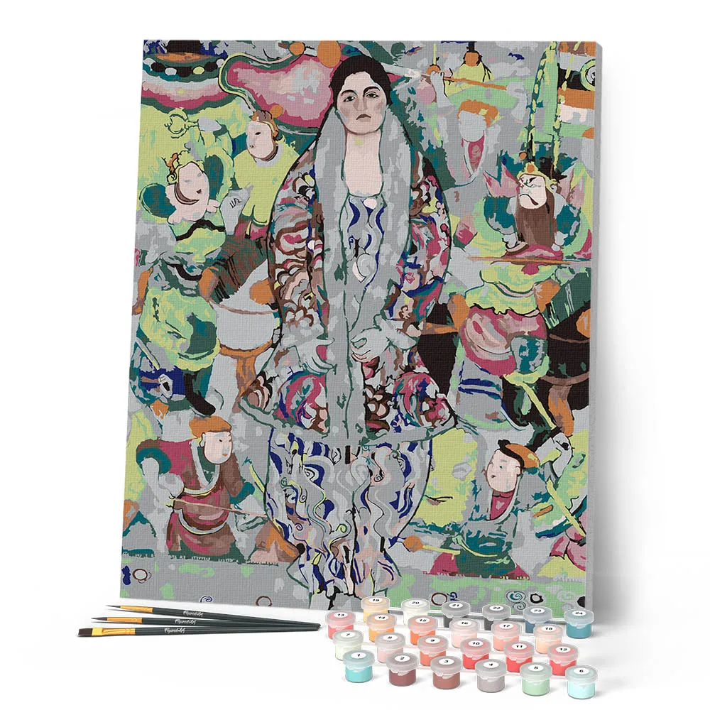 Figured'Art Klimt Friederike Maria Beer schilderen op nummer 40x50cm