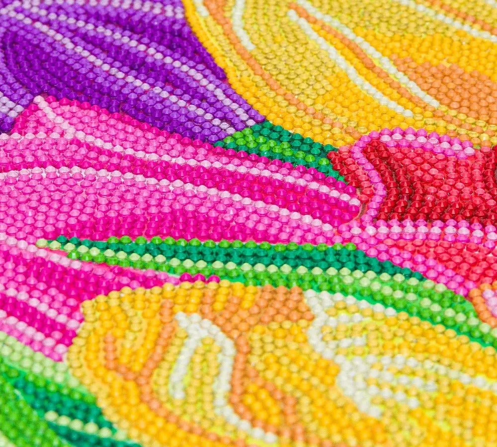 Craft Buddy Crystal Art Terrific Tulips opbergdoos diamond painting 30x30cm