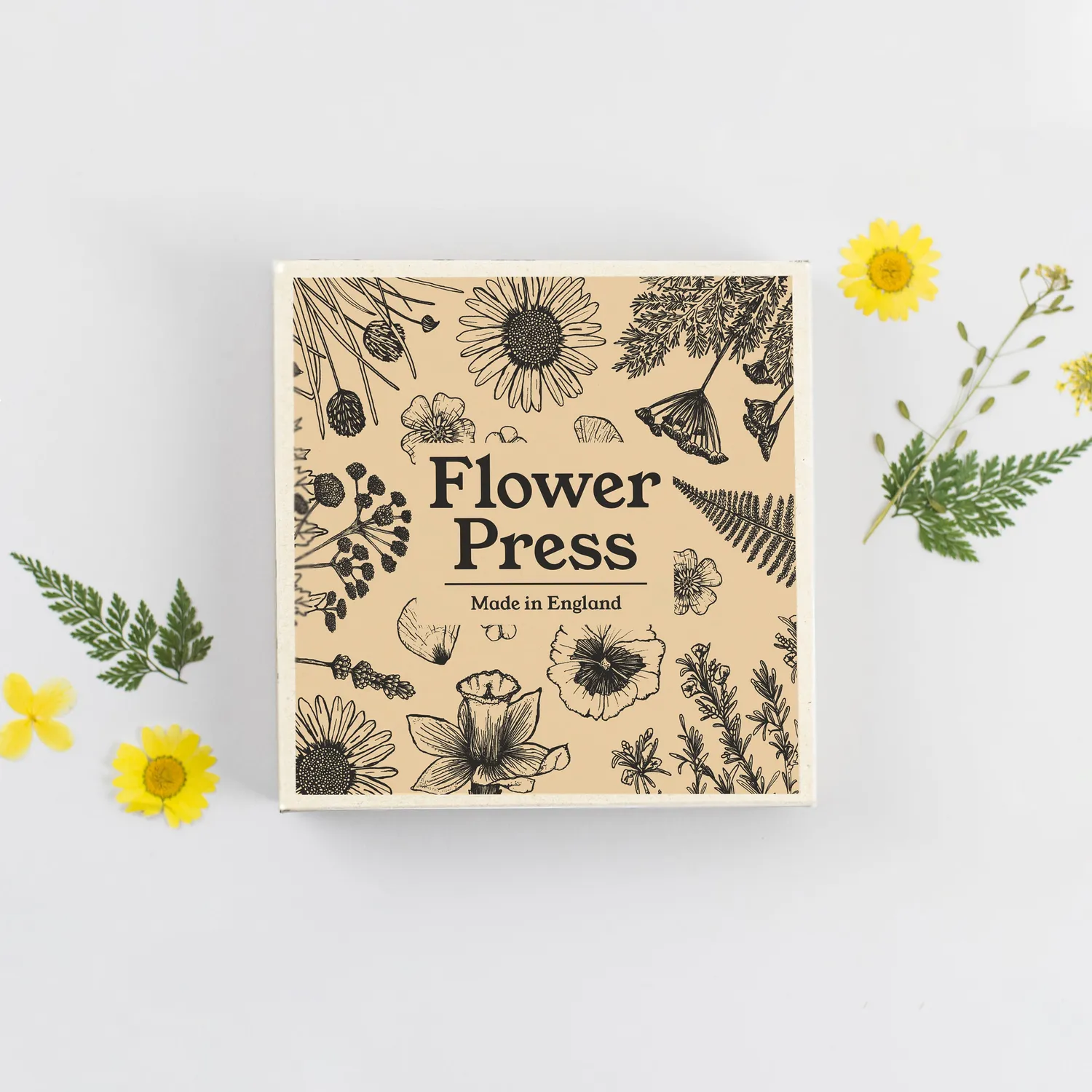 Studio Wald Flower Press Line Drawing bloemenpers 15cm