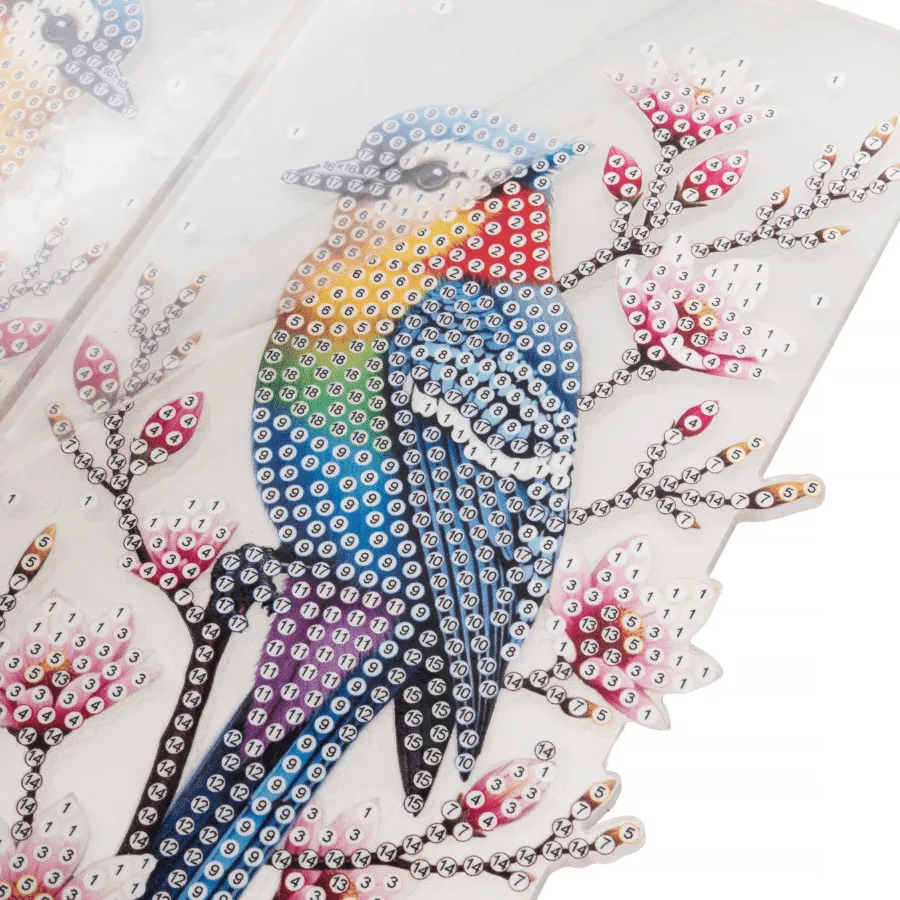Craft Buddy Crystal Art Bird plantenstandaard acryl 23 cm