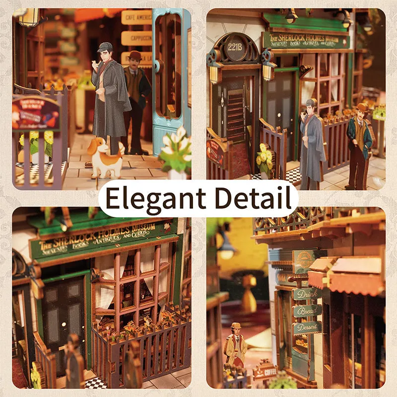 Figured'Art Baker Street book nook 24,5 cm 141 stuks LED