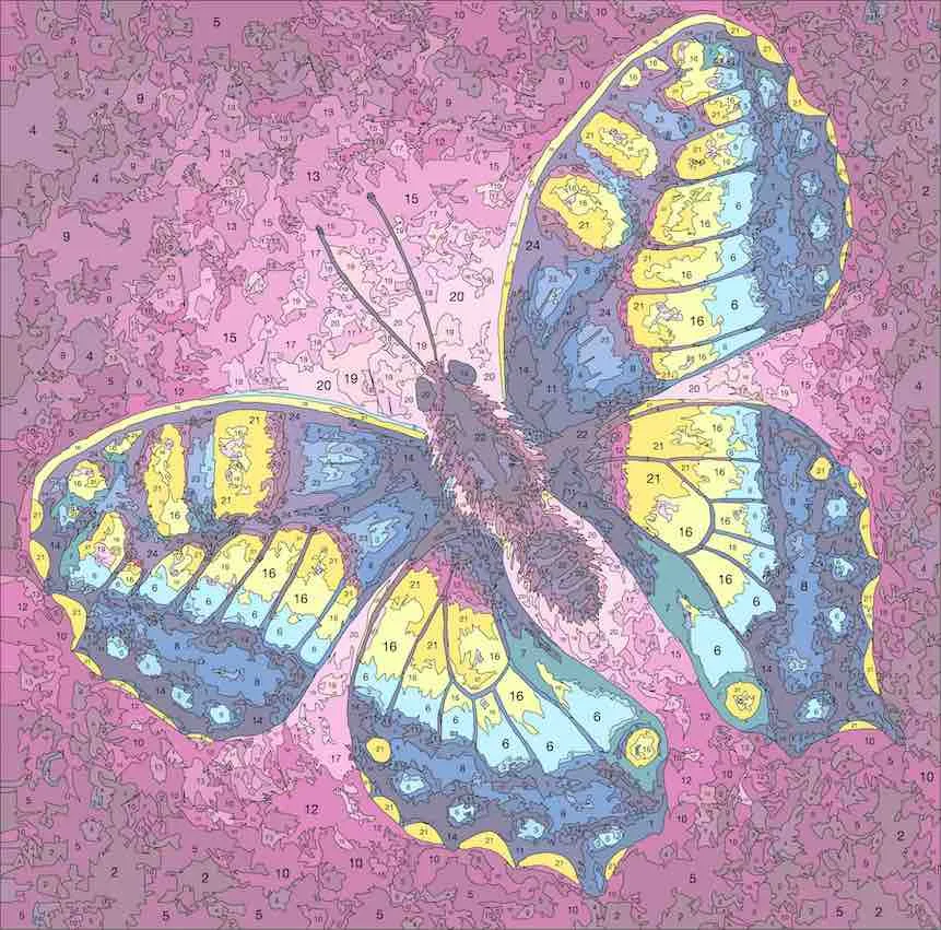 Craft Buddy Paint by Numbers Change Rachel Froud canvas 30x30cm
