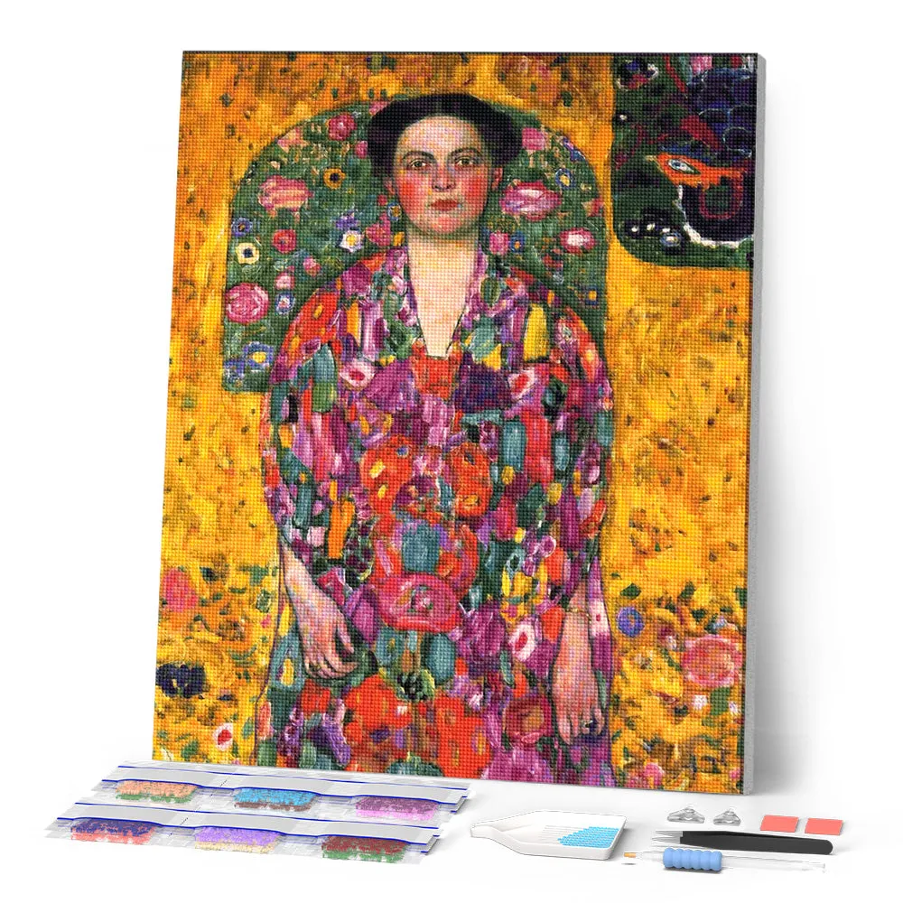 Figured'Art Portret van Eugenia Primavesi Klimt diamond painting 40x50