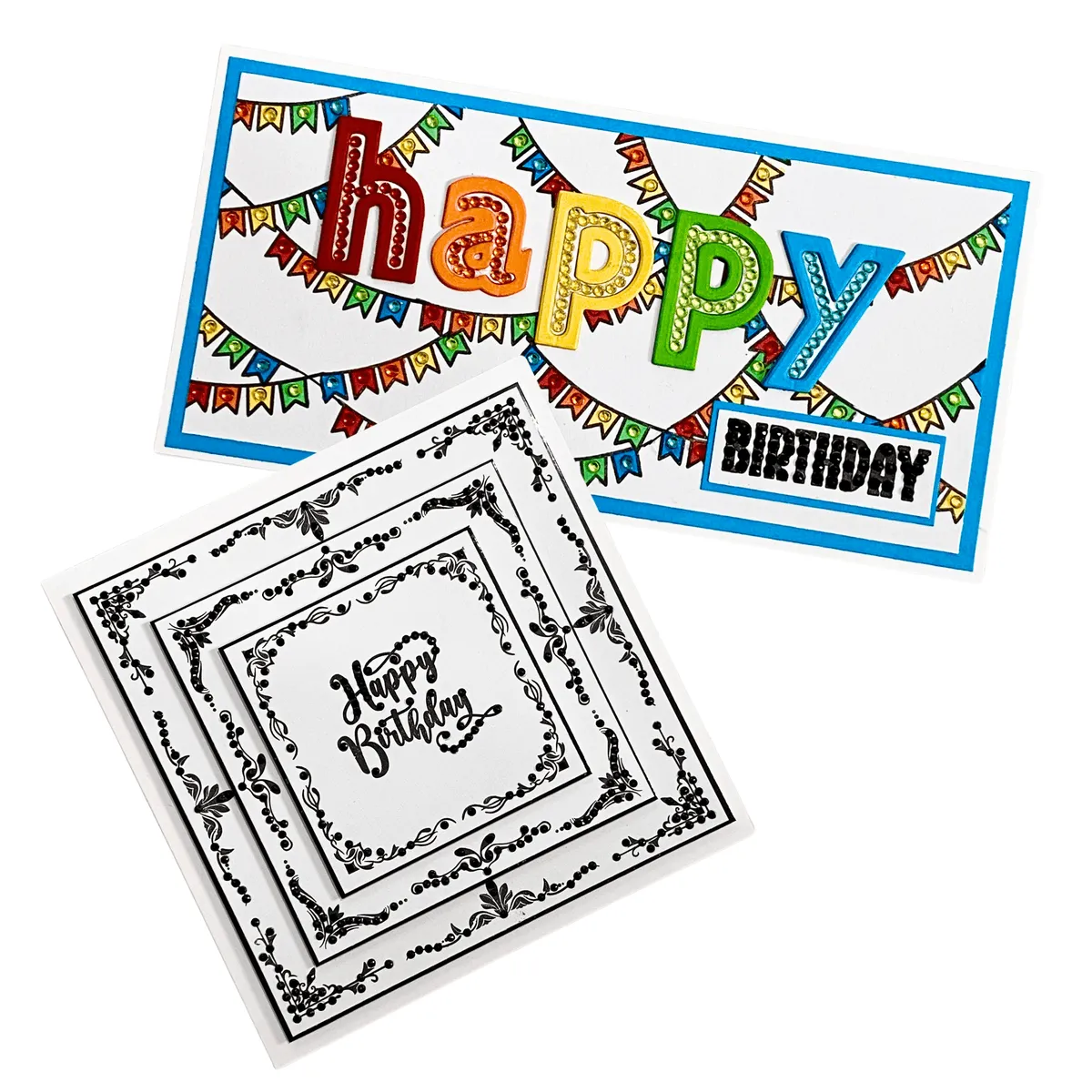 Craft Buddy Crystal Art Finishing Touches stempelset A6 polymeer